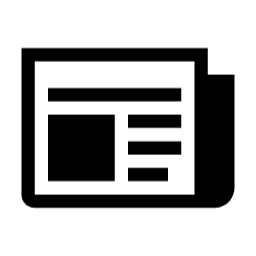아이콘, 심플, 깔끔한, 모던, ui, 벡터, 신문, 뉴스, 그림, 모양, 일러스트, 잡지, 읽을거리, 종이신문, 미디어, 언론, 정보지, 게시판