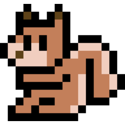 pixel, 픽셀아트, 도트, 동물, animal, 픽셀, 다람쥐, 청설모, squirrel