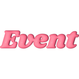 3d, 아이콘, 풍선, 통통, 볼록, 스티커, event, 폰트, 이벤트, pink, 핑크, 레드, 강조, 프로모션, 타이틀, 세일, 할인, 행사, 글꼴, 서체