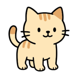 고양이, 캐릭터, 일러스트, 크림고양이, 냥이