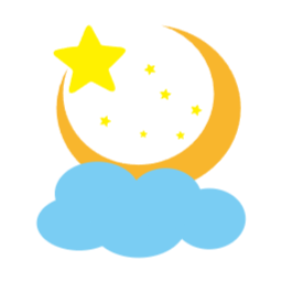 달, 별, 구름