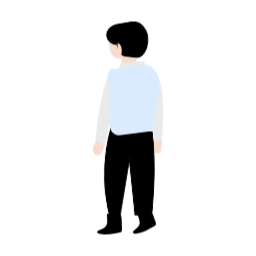 봄, 여행, 남자, 뒷모습, 사람