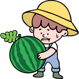 수박, 여름과일, 제철과일, 여름제철과일, 먹거리, 과일일러스트, food, 음식, fruit, watermelon, 과일, 수박일러스트, 어린이일러스트, 여름방학, 여름방학일러스트, 어린이, 소년, 소녀, 수박따기, 수박따기체험, 수박밭, 수박농장, 농장체험, 농부, 과수원