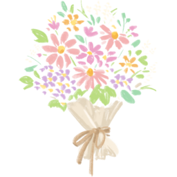 꽃, 꽃다발, 봄꽃, 부케, bouquet, flower, 꽃그림, handdrawing