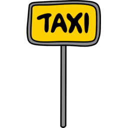 택시, 택시타는곳, 표지판, 택시승차장, Taxi, Taxirank