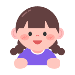 소녀, 미소, 캐릭터, 귀여운, 보라, 어린이, 아이, 청소년, 유아, 유치원, 유치원생, 여아, 여자, 여자어린이, 꼬마, 학생, 여자아이