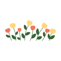 꽃, 꽃밭, 일러스트, 장식, 꽃밭그림, 꽃밭일러스트, 작은, 디자인, 정원, 덤불, 손그림, 이미지, 노란튤립꽃밭, 일러, 튤립, 요소, 튤립꽃밭, 개나리, 심플한, 귀여운, 유치원, 어린이집