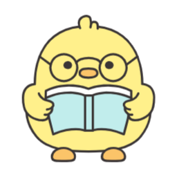 병아리, 공부, 독서, 책읽기, 책, 안경