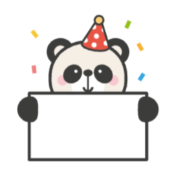 팬더, 생일, 생일파티, 생일축하, 귀여운캐릭터, 이름표, 동물, 네임테그, 네임라벨, 귀여운동물