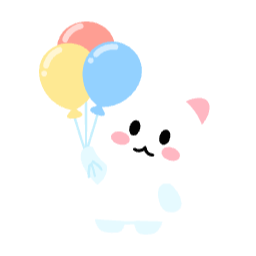 풍선, 귀여운, 고양이, 캐릭터, 축제, 행사, 생일, 파티, 이벤트, 아이콘, 일러스트, 손그림, 심플, 오브젝트, 풍선일러스트, 이벤트일러스트