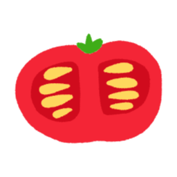 토마토, 반으로자른토마토, 토마토단면, 채소, 과채류, 야채, 식재료, 신선식품, 농산물, 건강식