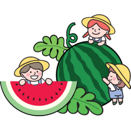 수박, 여름과일, 제철과일, 여름제철과일, 먹거리, 과일일러스트, food, 음식, fruit, watermelon, 과일, 수박일러스트, 어린이일러스트, 여름방학, 여름방학일러스트, 어린이, 소년, 소녀, 수박따기, 수박따기체험, 수박밭, 수박농장, 농장체험, 농부, 과수원