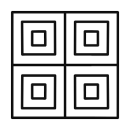 사각, 사각형, 격자, 기하학, 전통, 문양, 패턴, 한국, 아이콘, Square, 