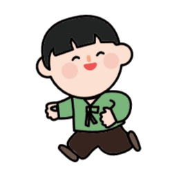 사람캐릭터, 한복, 템플스테이, 외국인, 한복체험, 한복캐릭터, 달리기, 명절, 추석, 설날
