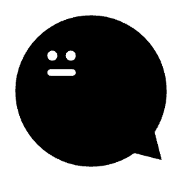 대화, 커뮤니케이션, 소통, 대화창, 무표정, 이모티콘, 말풍선, 심플, 미니멀, 단순한, 채팅, 표정, 아이콘, 무표정한얼굴