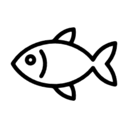 물고기, 생선, 라인아트, 선화, 아이콘, 심볼, 로고, 일러스트, 수산물, 해산물, 바다, 강, 자연, 동물, 낚시, 어류, 해양생물, 단순한, 미니멀, 그래픽, 벡터, 식재료, 건강, 유기농, 친환경