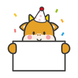 황소, 생일, 생일파티, 생일축하, 귀여운캐릭터, 이름표, 동물, 네임테그, 네임라벨, 귀여운동물