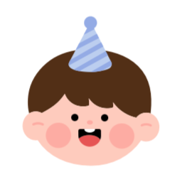 고깔, 생일, 남자아이, 남자어린이, 일러스트, 파티, 축하, 행복, 생일파티, 어린이