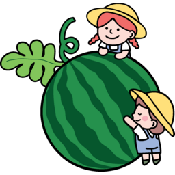 수박, 여름과일, 제철과일, 여름제철과일, 먹거리, 과일일러스트, food, 음식, fruit, watermelon, 과일, 수박일러스트, 어린이일러스트, 여름방학, 여름방학일러스트, 어린이, 소년, 소녀, 수박따기, 수박따기체험, 수박밭, 수박농장, 농장체험, 농부, 과수원