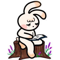 독서, 토끼, 책읽는토끼, 책, 가을, 숲에서의