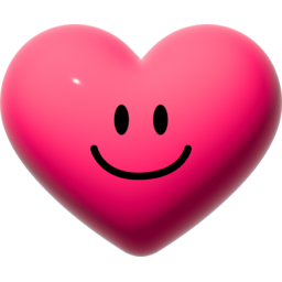 스마일, 표정, 웃는표정, 이모지, 입체, 3d, 3d아이콘, 입체아이콘, 풍선, 하트, 사랑, 하트표, heart, 빨간색, 분홍색, 하트스티커, 입체하트, 좋아요