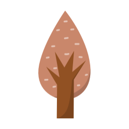 나무, 가을, 주황, 자연, 심플, 오렌지, 귀여운, 가을나무, 단풍, Tree, Fall, Autumn, Simple, Natural