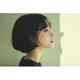 단발여자, 옆모습, 미인, 감성, 청순, 잔잔함, 분위기여자, 여성, 조용한표정, 빛과그림자, 짧은머리, 노란빛, 따뜻한색감, 정적인장면, 사색하는모습, 섬세한표현, 예쁜얼굴, 단아함, 미니멀, 내추럴, 고요한시간, 생각에잠긴, 반사광, 조용한공간, 초점없는시선, 간결한미, 조명속표정, 감정없는듯한, 세련된느낌, 빛받은얼굴
