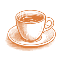커피, 빈티지, 그림, 낙서, 음료, 카페