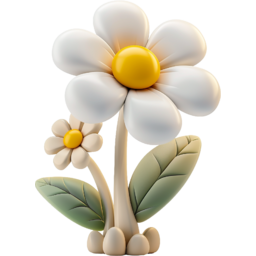 3d, flower, 꽃, flowers, 꽃들, 예쁜, 둥근, 들꽃, 입체, 모형, 풍선, 애니메이션, 일러스트, 
