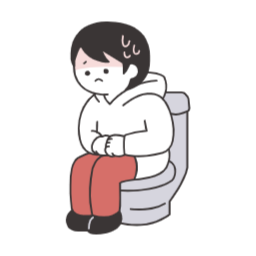 장트러블, 화장실, 배변, 설사, 변비, 긴장, 소화불량, 고통, 대변