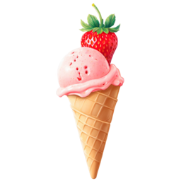 아이스크림, icecream, 디저트, sweet, 딸기아이스크림, 콘, 아이스크림콘, desert