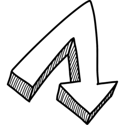 화살, 화살표, arrow, 방향, 목적지, direction, 선그림, line