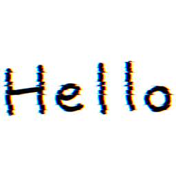 헬로우, 인사, 헬로, Hello, 글씨, 글리치, Glitch, 지지직, 노이즈, Noise, 손글씨, 안녕, 안녕하세요