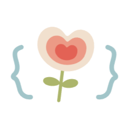 꽃, 꽃일러스트, flower, 튤립, tulip, 괄호, 꽃벡터, 다꾸, 다꾸스티커, 어린이집
