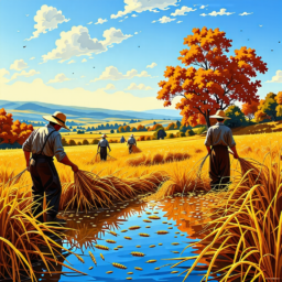 가을, 추수, 재배, 수확, 농사, 농부, 가을농사, 벼, 가을수확, 익은벼, 추수의계절, 가을나무, 추수배경, 