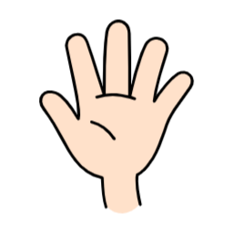 손, hand, 지시, 표현, 일러스트