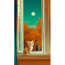고양이, 귀여운, 아기고양이, 감성적인