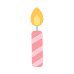 초, 촛불, 축하, 파티, 그림, 생일, 불, 불빛, 일러스트, 조명