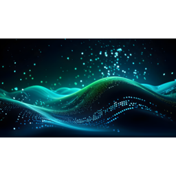 파란색, 웨이브, 디지털, 배경, ppt, 파워포인트, 경제, 시원한