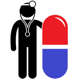 픽토그램, 아이콘, 직업, 직종, 동작, 모습, 자세, 상황, 약사, 의사, 알약, 약국, 병원, 청진기, 가운, 병, 바이러스, 세균, 환자, 건강, 보건, 전염, 방지, 예방, 의학