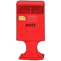 우체통, 우편, 편지, 일러스트, 감성, 빨ㄹ간우체통, post, 편지함
