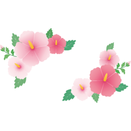무궁화, 국화, 꽃, 분홍, 분홍꽃, 나뭇잎, 식물, 꽃잎, 꽃봉오리, 예쁜, 장식, 데코, 한국국화, 프레임, 무궁화프레임, 꽃프레임, 잎