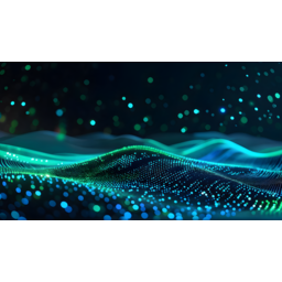 파란색, 웨이브, 디지털, 배경, ppt, 파워포인트, 경제, 시원한