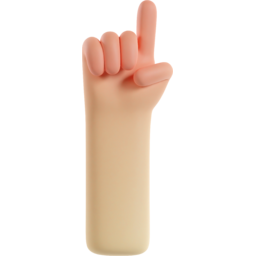 손, 손모양, 3D, 이모지, 지시, 가리키다, 손가락, 몸짓, 손짓, 3d, 그림, 제스쳐, 수화, 표현, 화살표, 클릭, 클릭하는, 터치, 검지, click, hand, 1, 첫째, 첫번째, 숫자