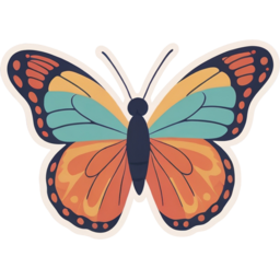 나비, 곤충, 봄, 꽃, 화원, 동화책, 동화일러스트, 일러스트, 동화, 버터플라이, butterfly, spring, flower