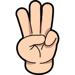 손, 손가락, 숫자, hand, finger, number, 셋, 3, 세가지, three, third