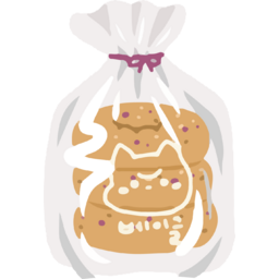 베이글, 빵, 베이커리, 비닐, 간식, 음식, 요리, 디저트