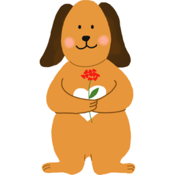 꽃, 아기, 사람, 만화, 얼굴, 머리, 반려견, 강아지