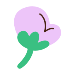 목화, 목화꽃, 심플한, 꽃, 그림, 일러스트, flower, RHc, 벡터, 식물