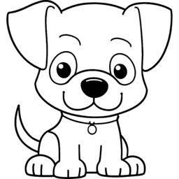라인드로잉, 컬러링북, 색칠하기, 색칠공부, 유아, 색칠, 라인아트, 아우트라인, 색칠도안, outline, 선, 컬러링, 동물, 강아지, 개, 강아지도안, 강아지색칠, 불독, 애완동물